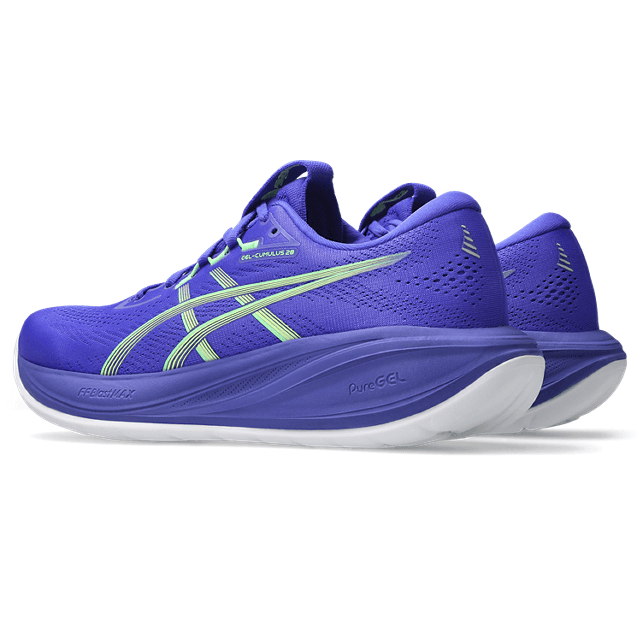 ASICS Gel-Cumulus 28 – Cobalt Burst Illuminate Green — 3