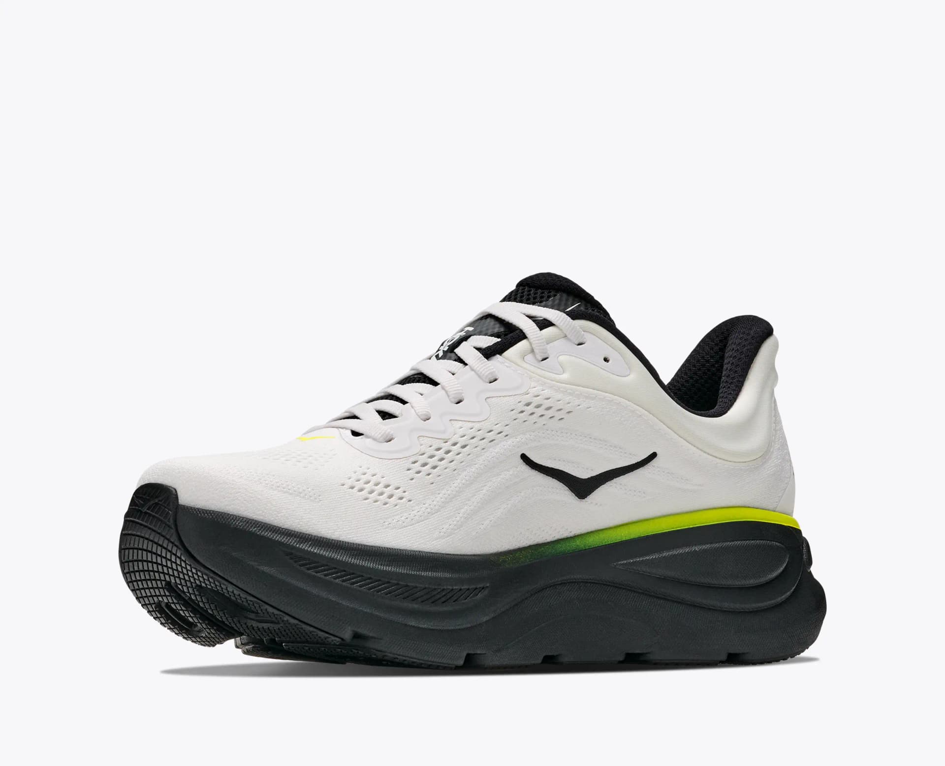 HOKA Bondi 9 – White / Citrus — 3