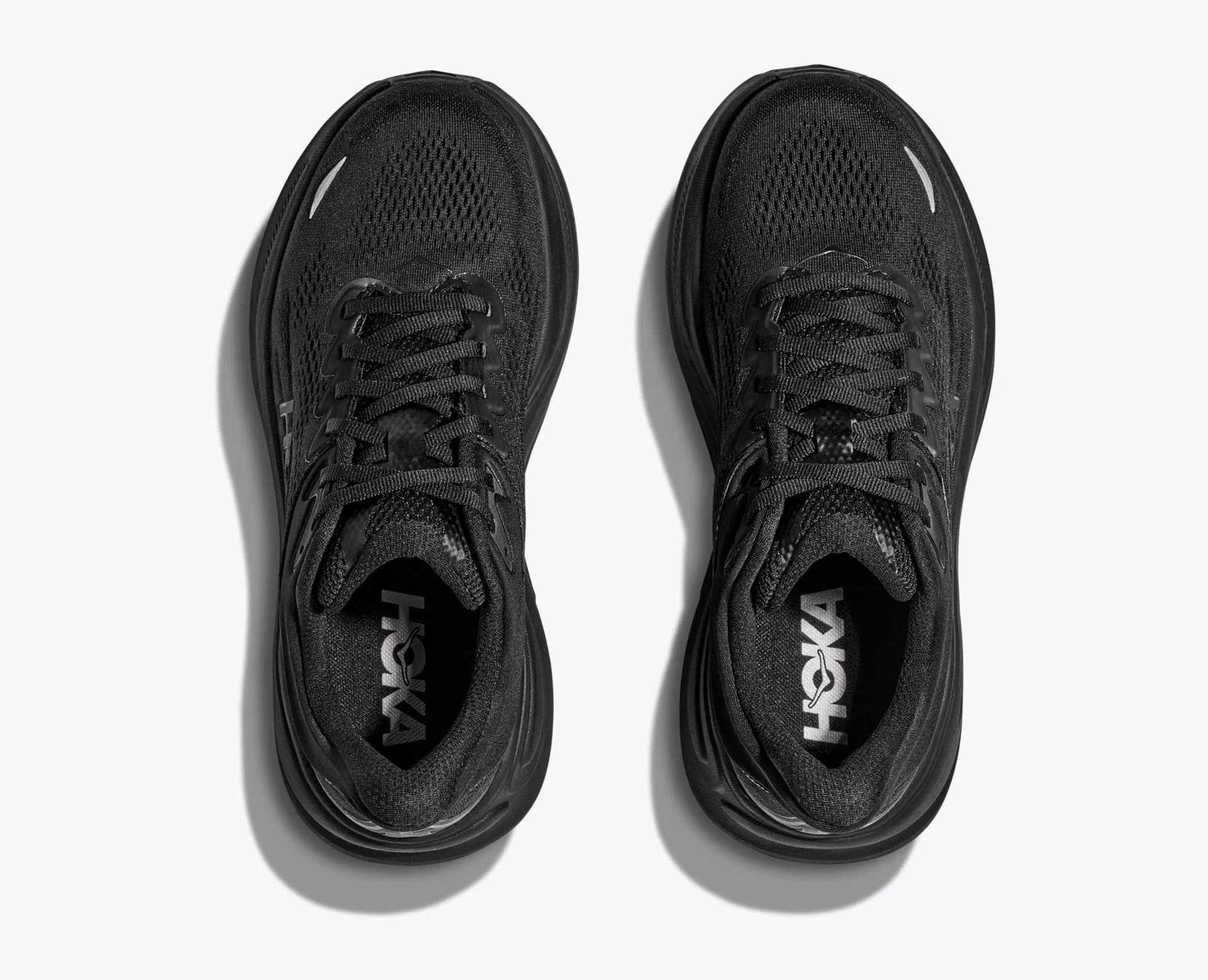 HOKA Bondi 9 – Black / Black — 2