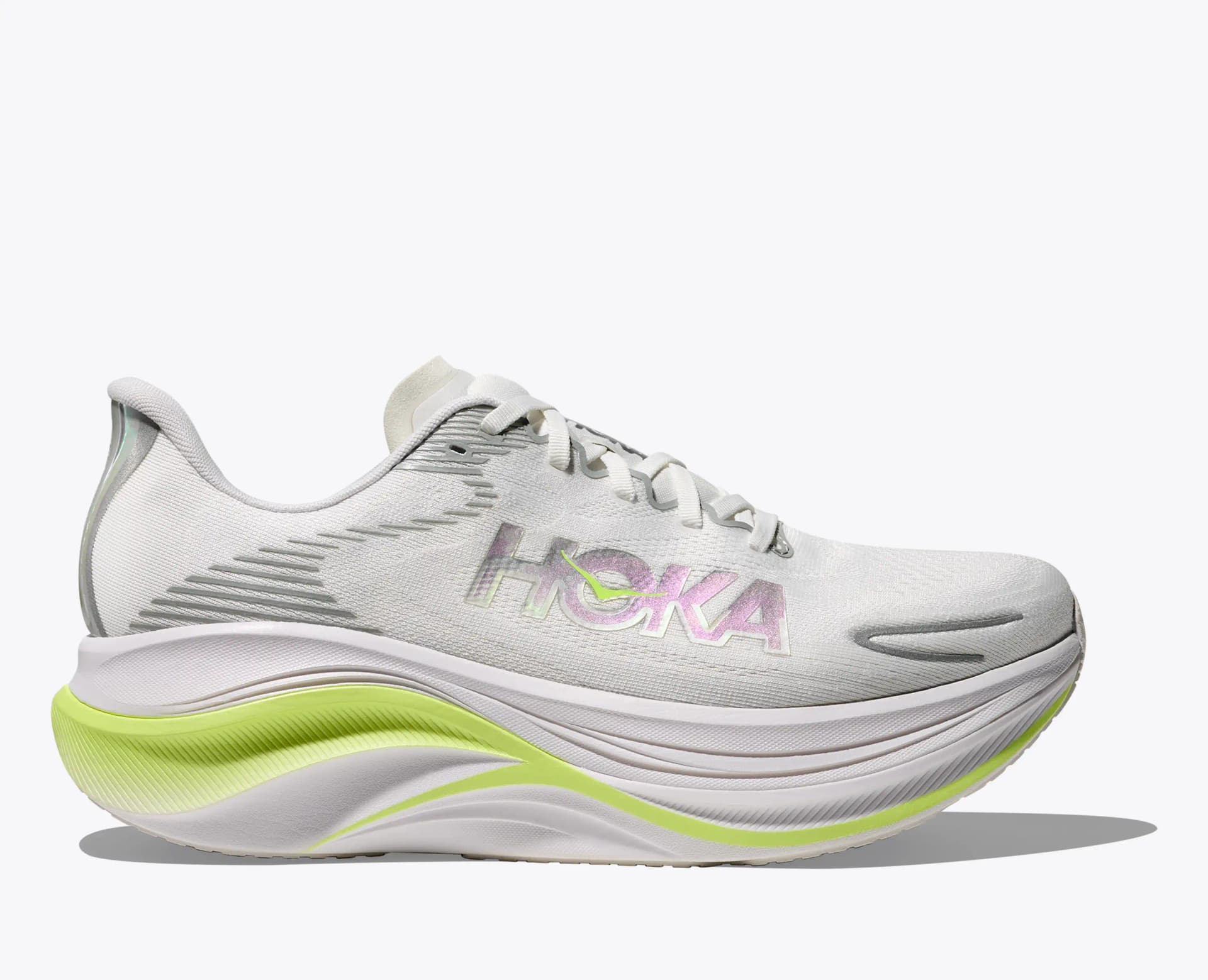HOKA Skyward X 2 – White / Neon Yuzu