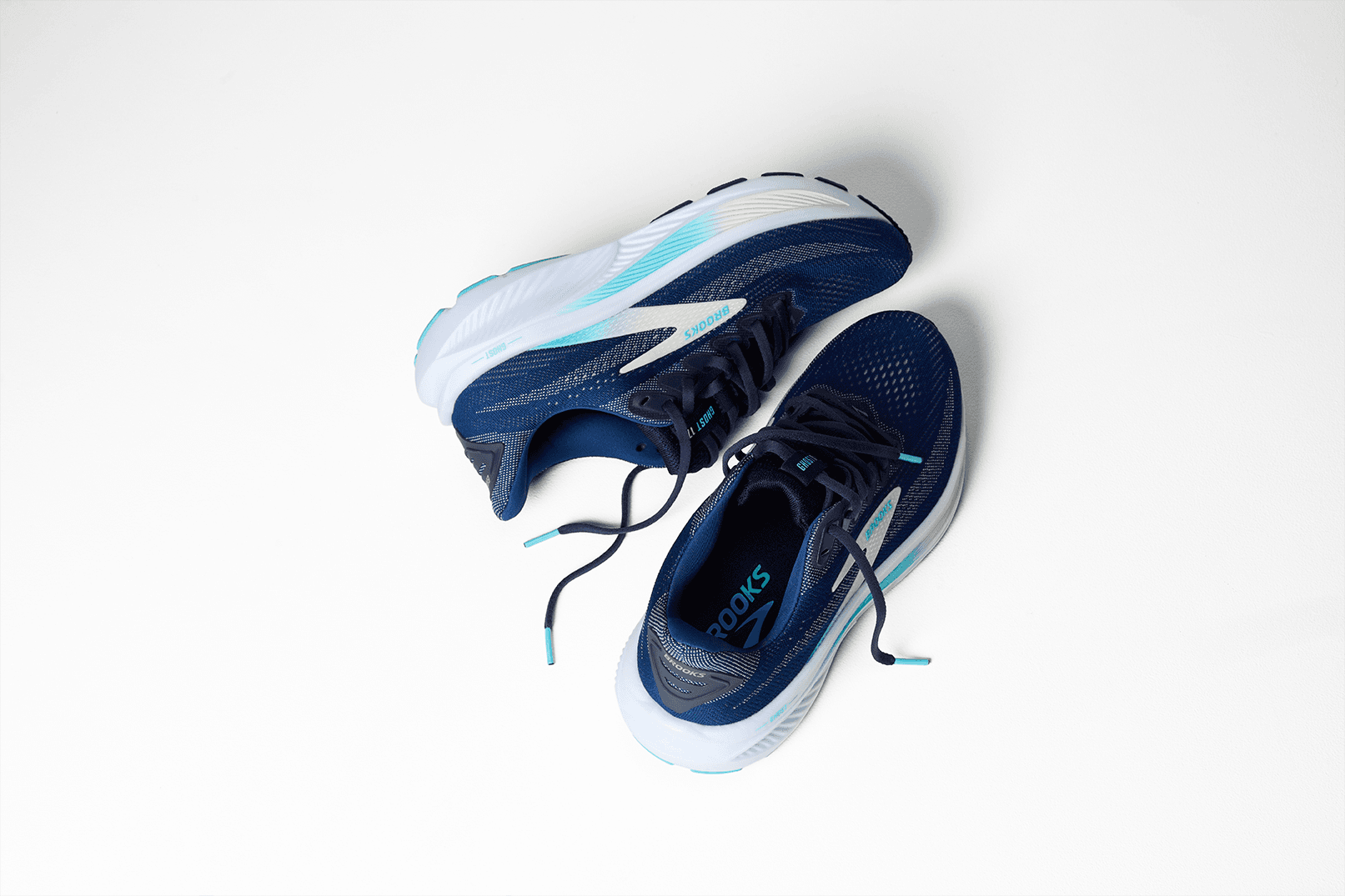 Brooks Ghost 17 – Navy Green Turquoise — 8