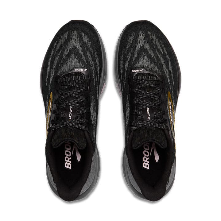 Brooks Launch 11 – Black Grey Gold — 5