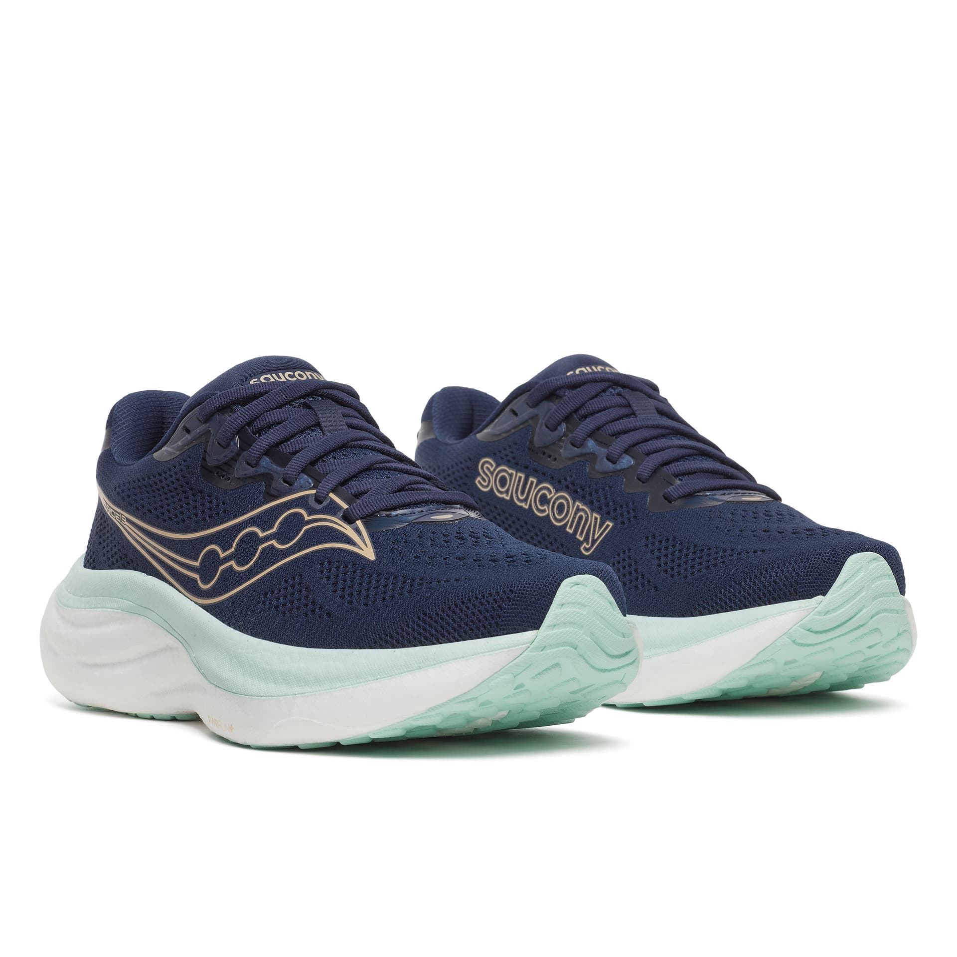 Saucony Ride 19 – Navy Aqua — 2