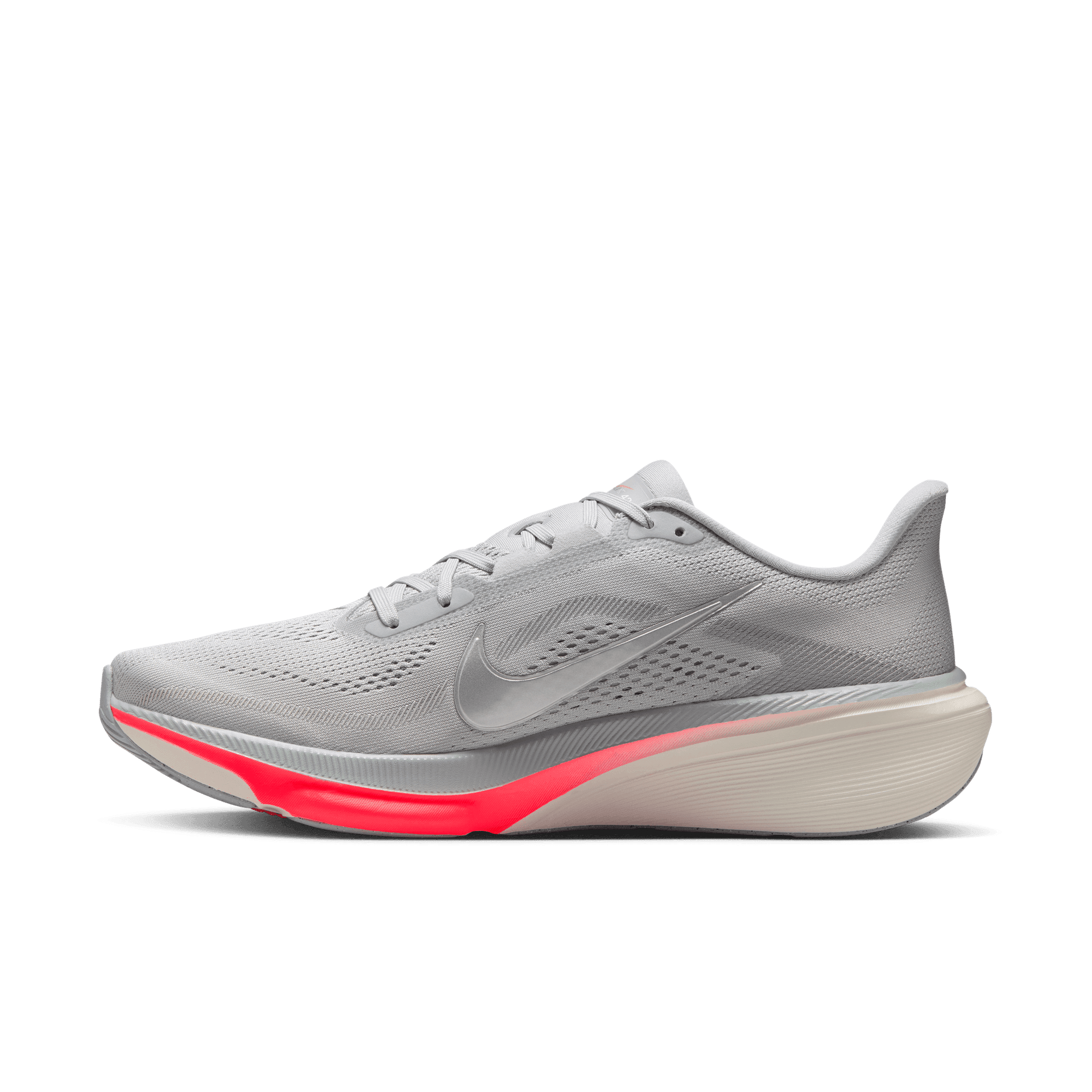 Nike Pegasus 42 – Wolf Grey Metallic Silver Photon Dust — 5