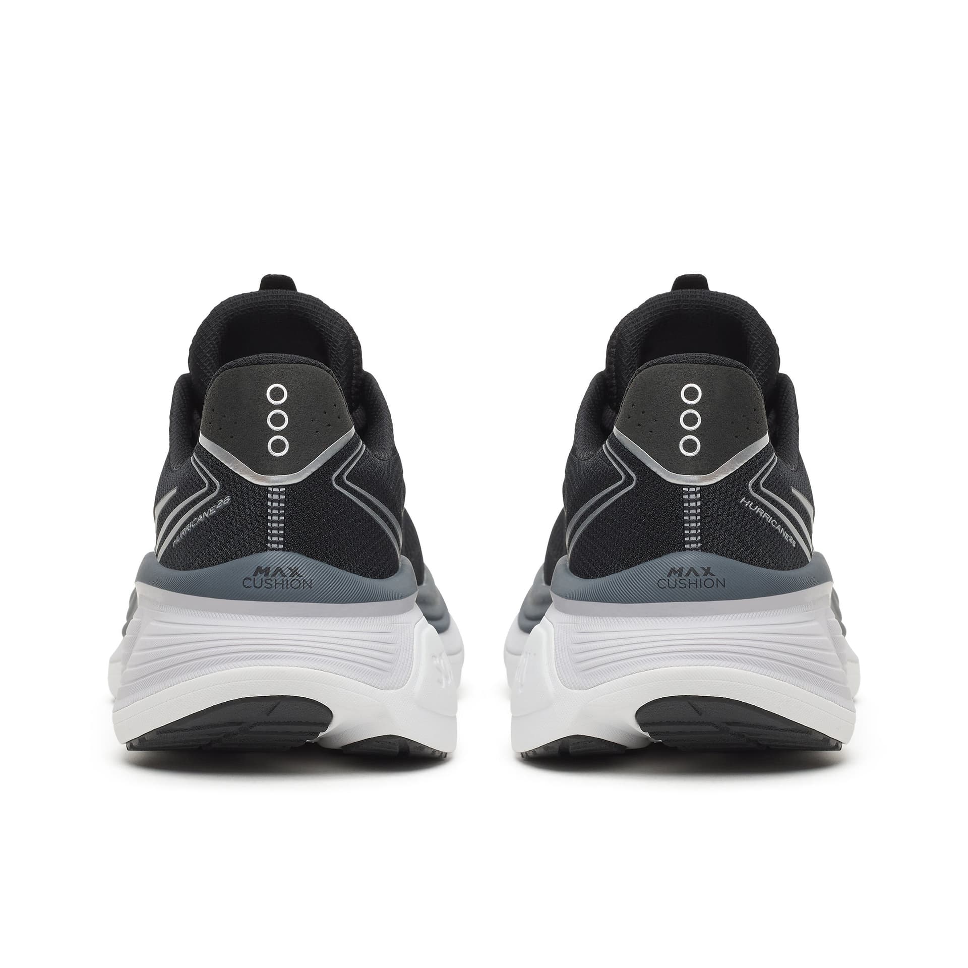 Saucony Hurricane 26 – Black Silver — 5
