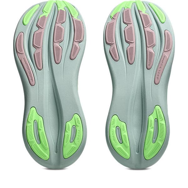 ASICS Gel-Nimbus 28 – Cloud Grey Illuminate Green — 8