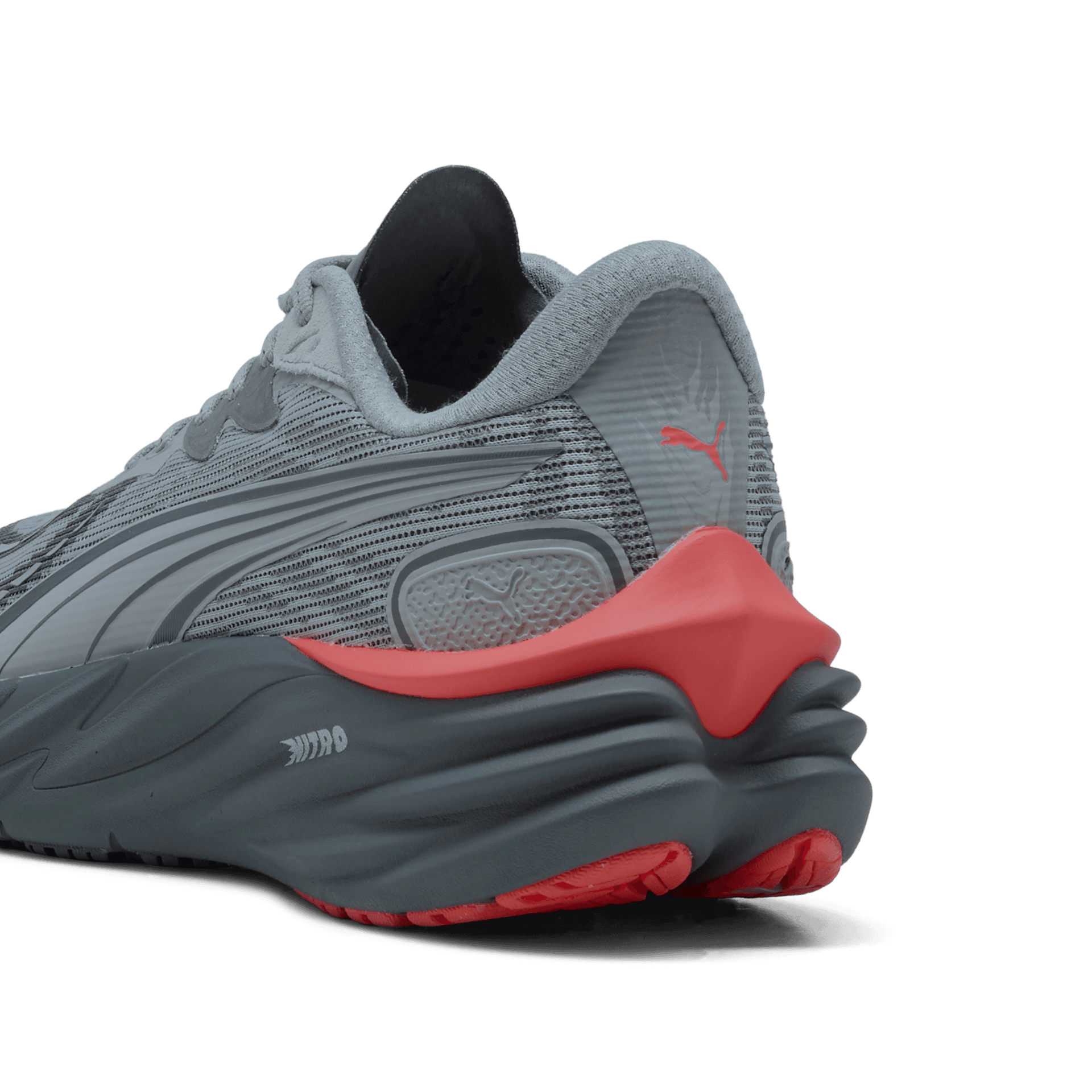 PUMA Velocity Nitro 4 – Gray Echo Red Glamour — 5