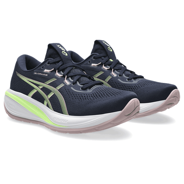 ASICS Gel-Cumulus 28 – Midnight Illuminate Green — 2