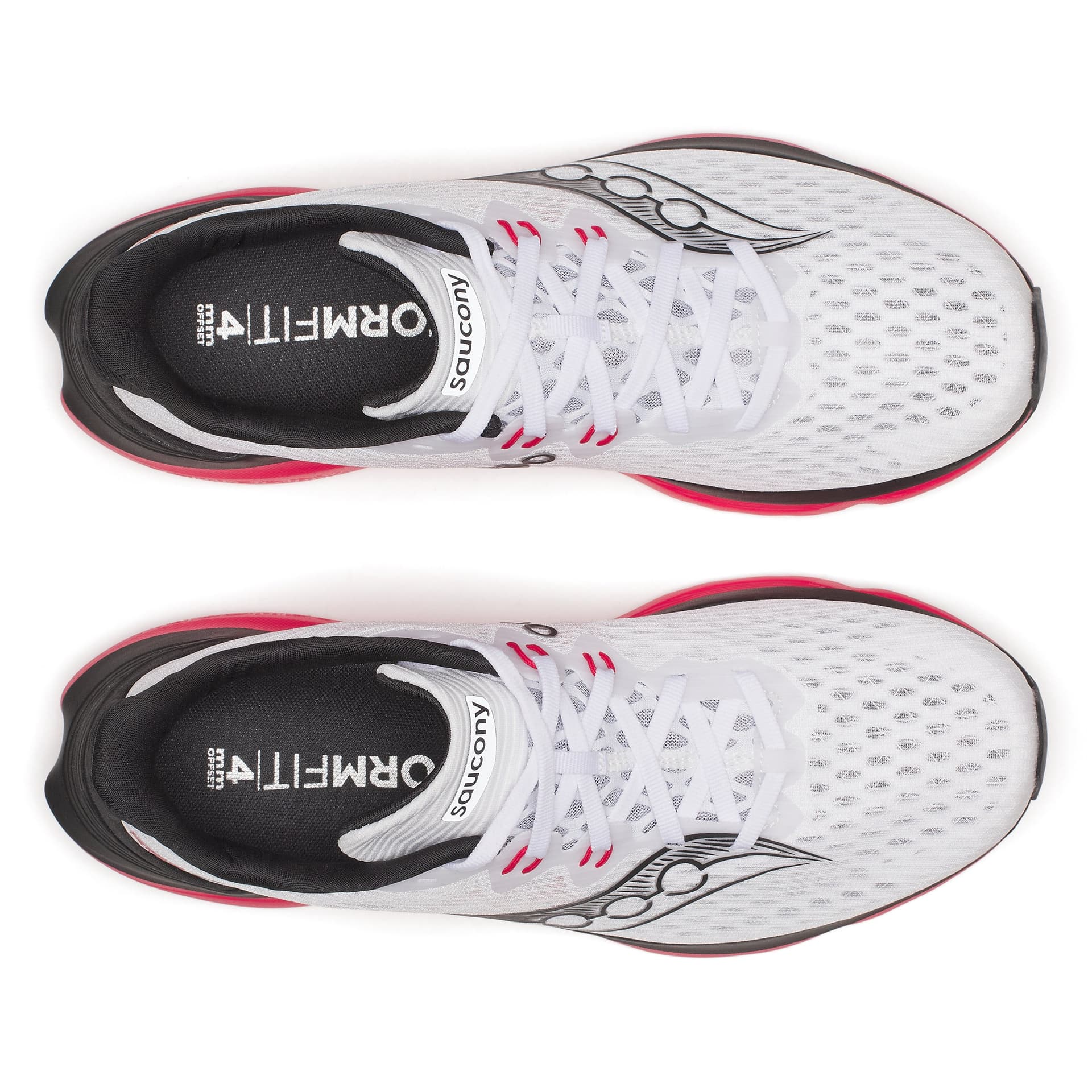 Saucony Kinvara 16 – White Red — 4