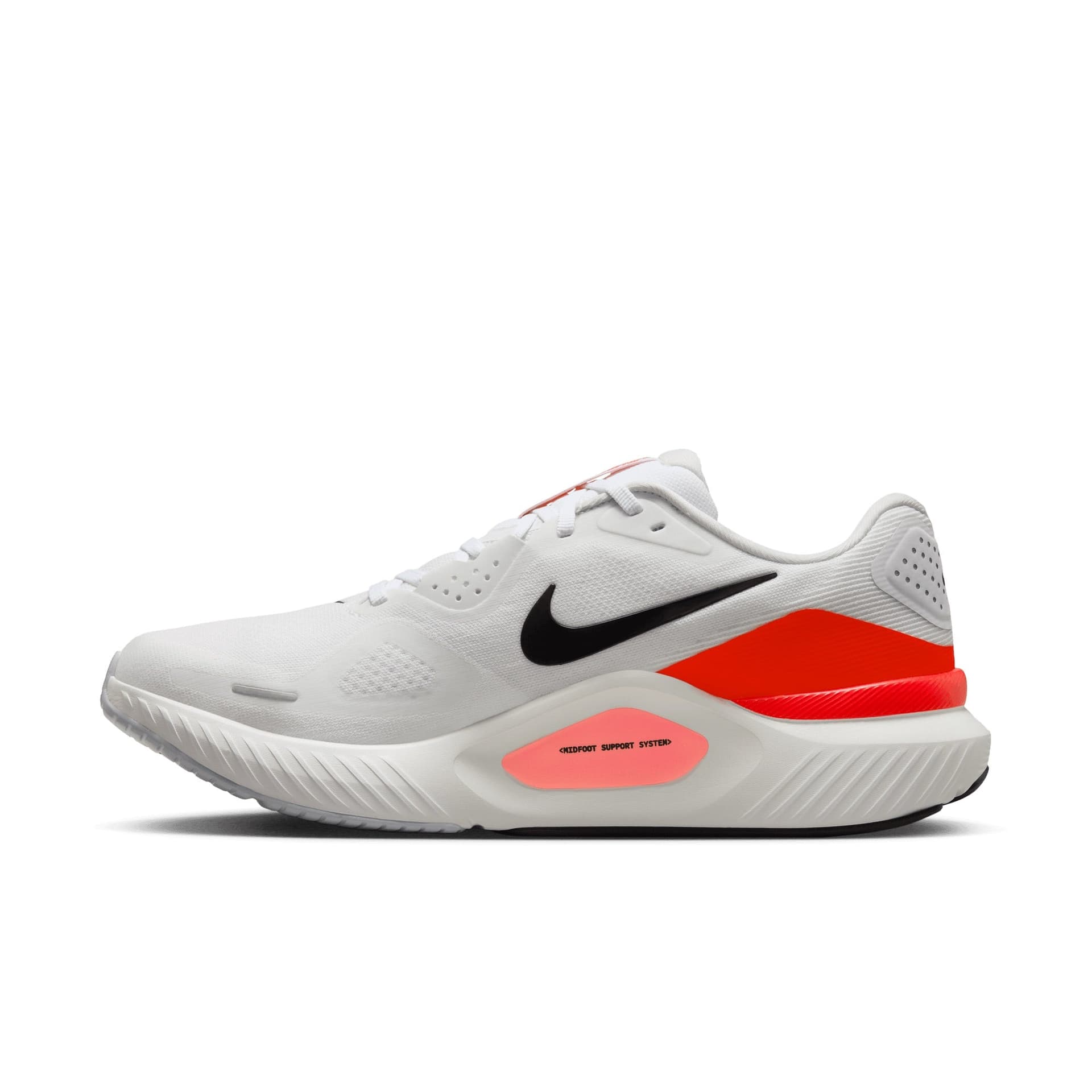 Nike Structure 26 – White Black Bright Crimson Photon Dust — 2