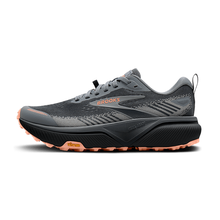Brooks Cascadia 20 – Grey Grey Peach — 3