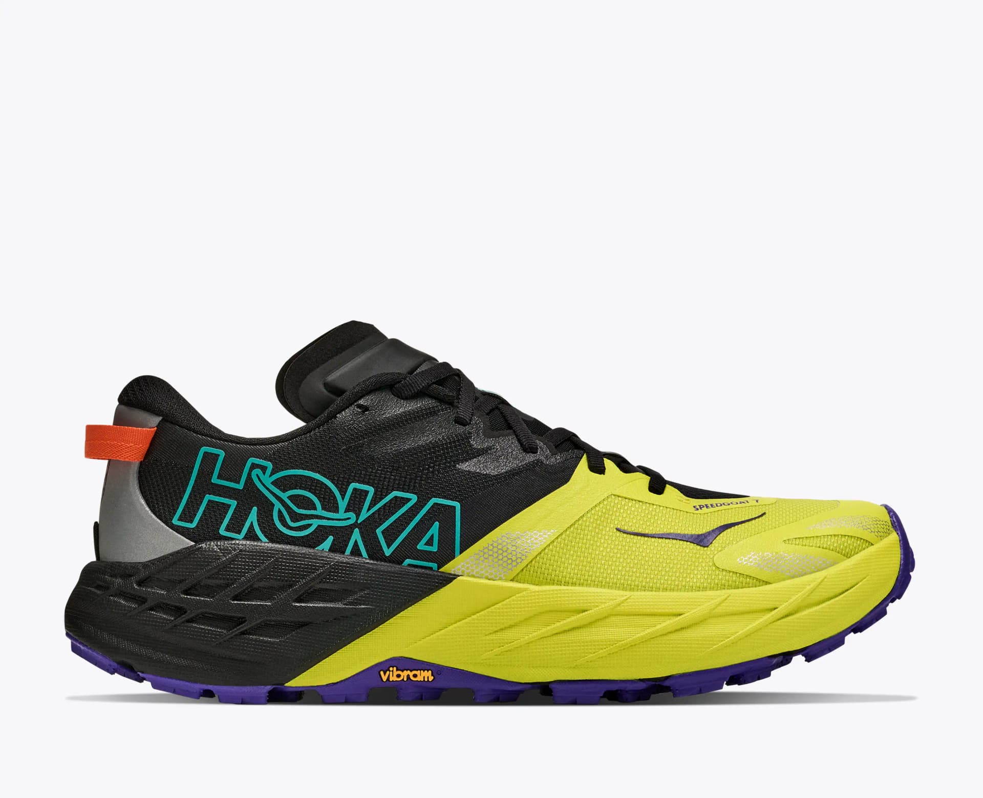 HOKA Speedgoat 7 – Black / Hoka Citrus