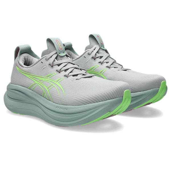 ASICS Gel-Nimbus 28 – Cloud Grey Illuminate Green — 2