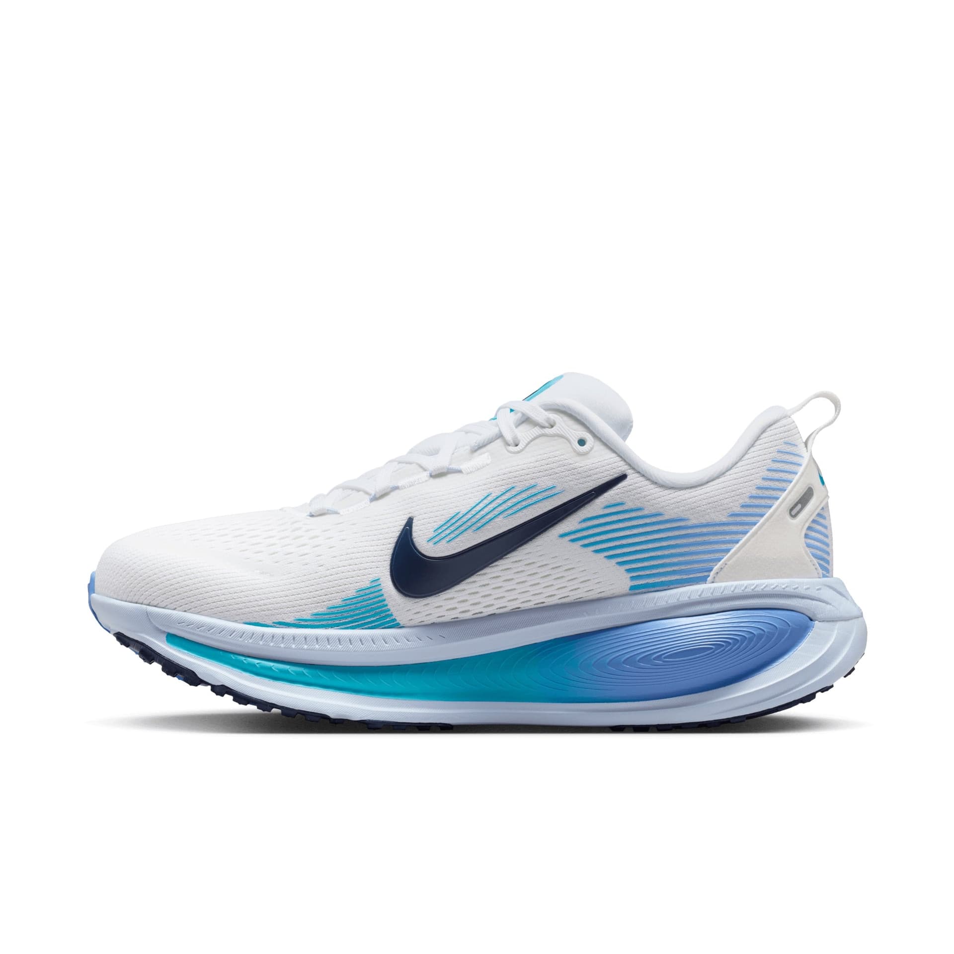 Nike Vomero 18 – White Midnight Navy Blue Fury — 2