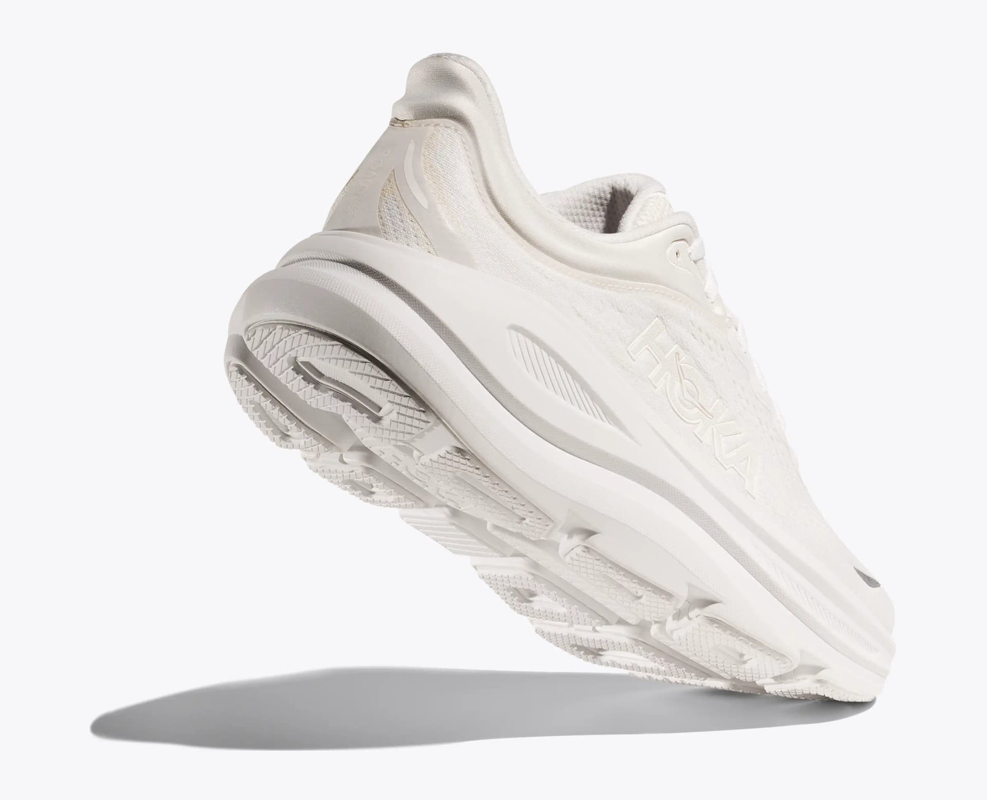 HOKA Bondi 9 – White / White — 4