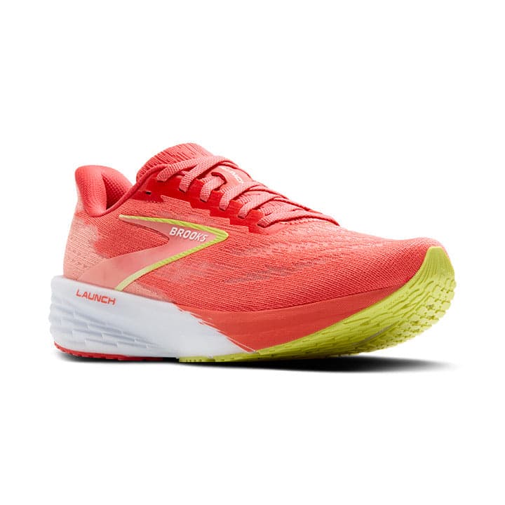 Brooks Launch 11 – Coral Primrose White — 2