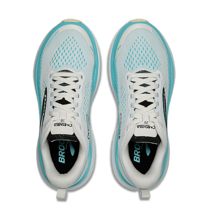 Brooks Cascadia 20 – White Blue Black — 7