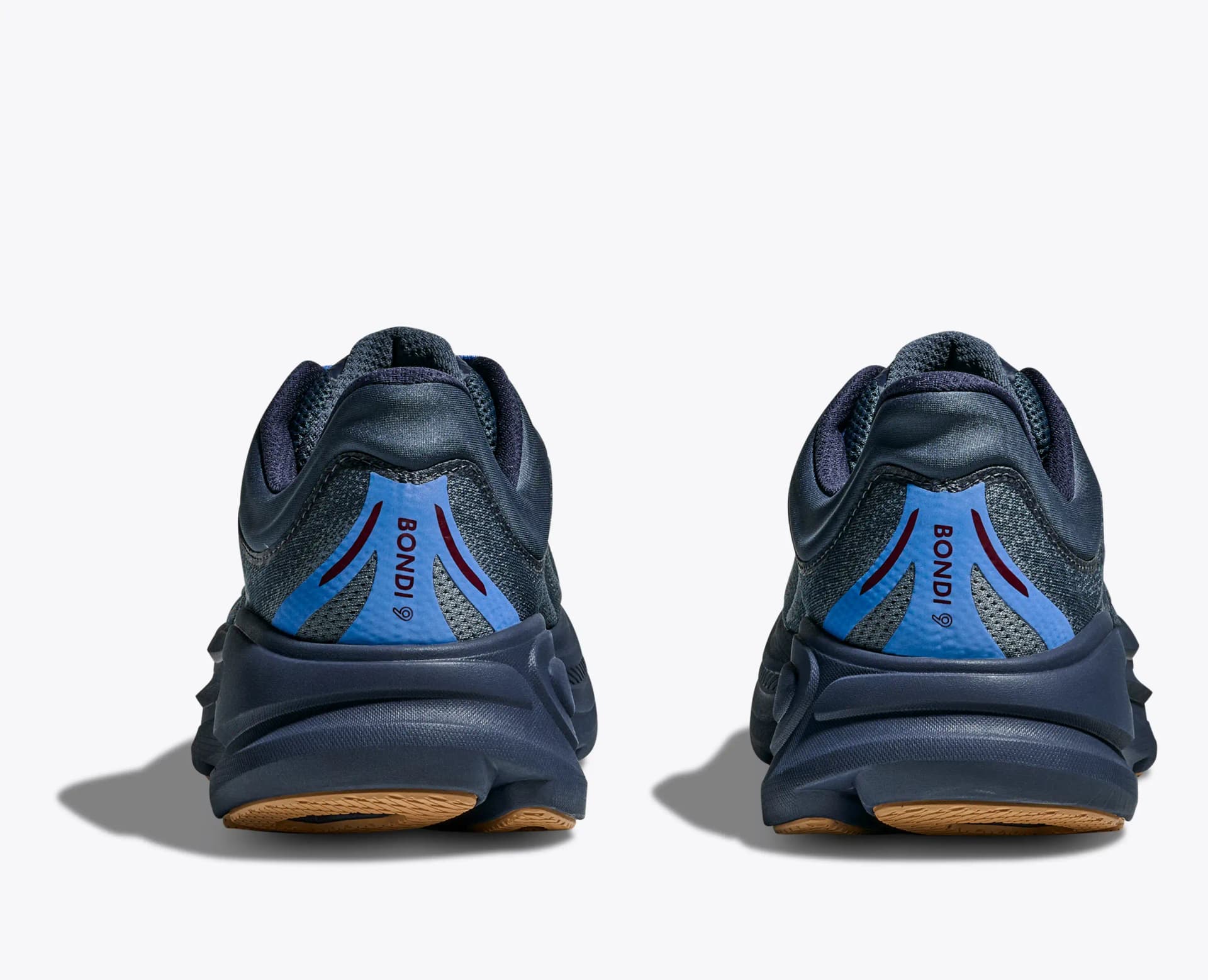 HOKA Bondi 9 – Faded Navy / Slate Blue — 5