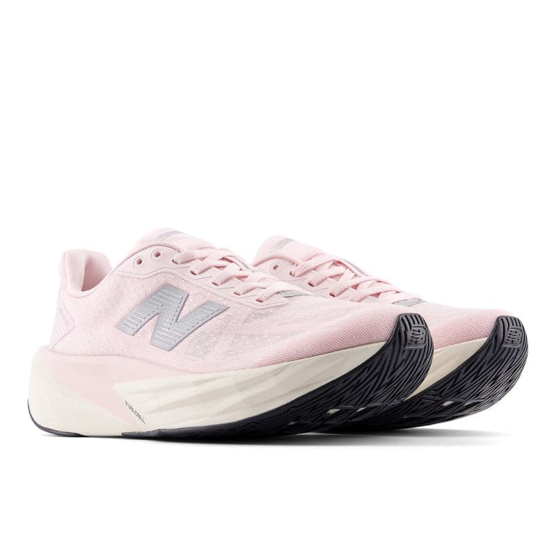 New Balance FuelCell Rebel v5 – Pink Granite Silver Metallic — 2
