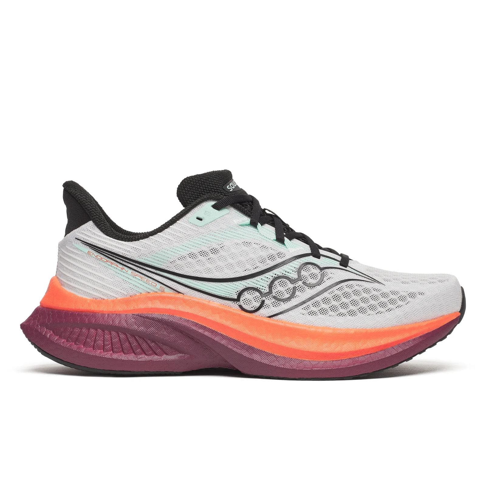 Saucony Endorphin Speed 5 Heren – White | Crimson