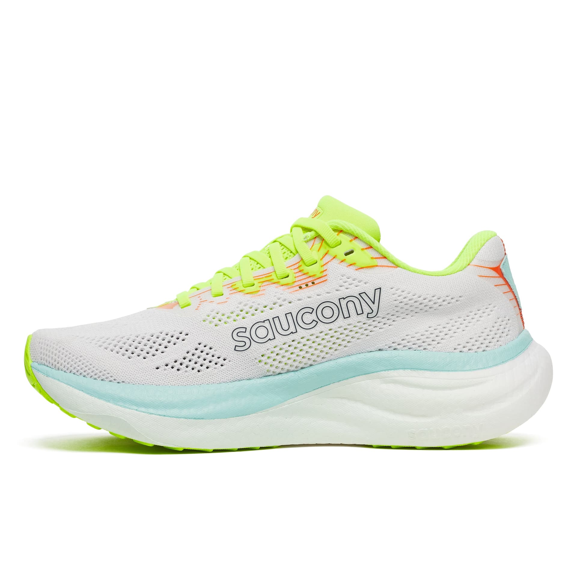 Saucony Ride 19 – White Splash — 3