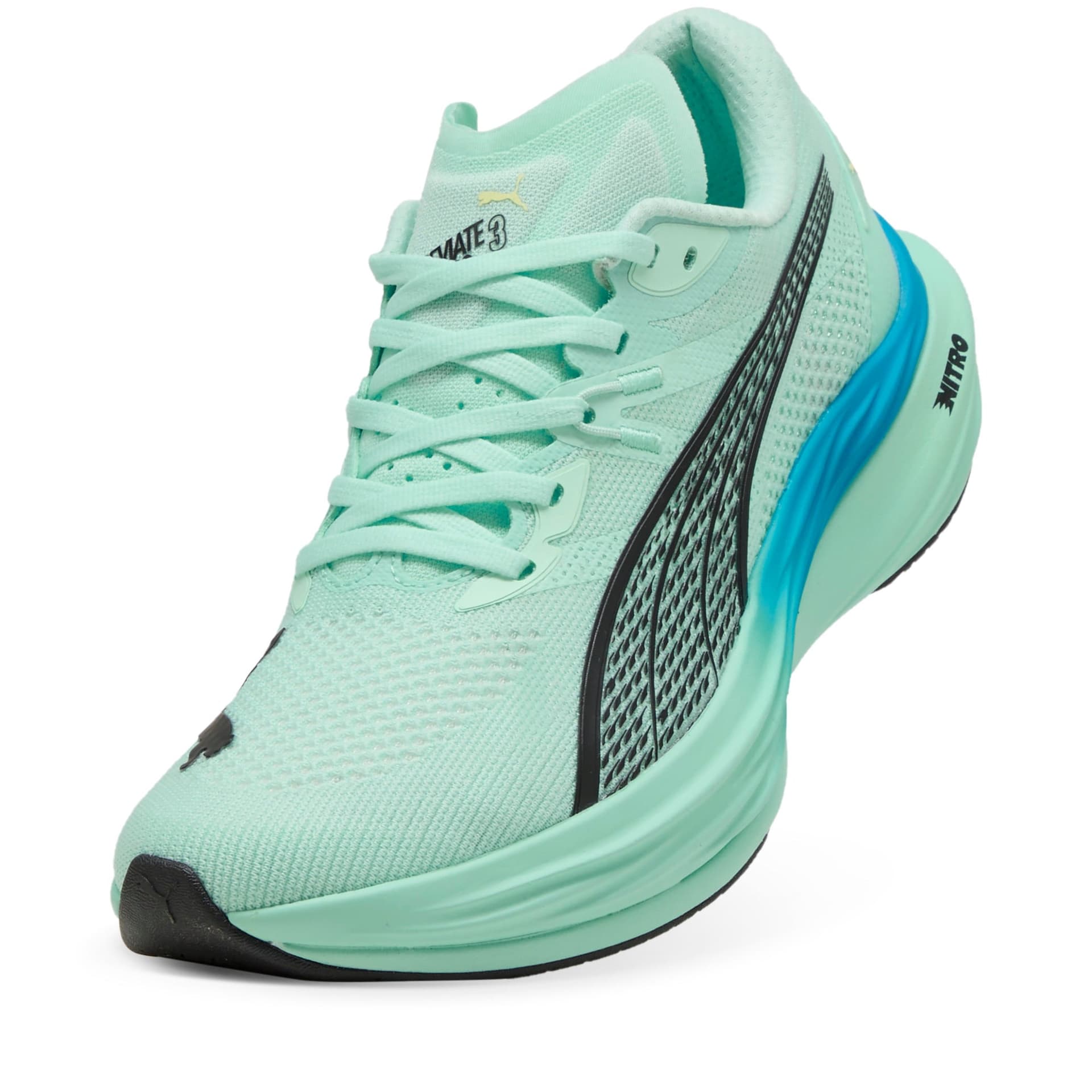 PUMA Deviate Nitro 3 – Mint Melt Speed Blue — 4