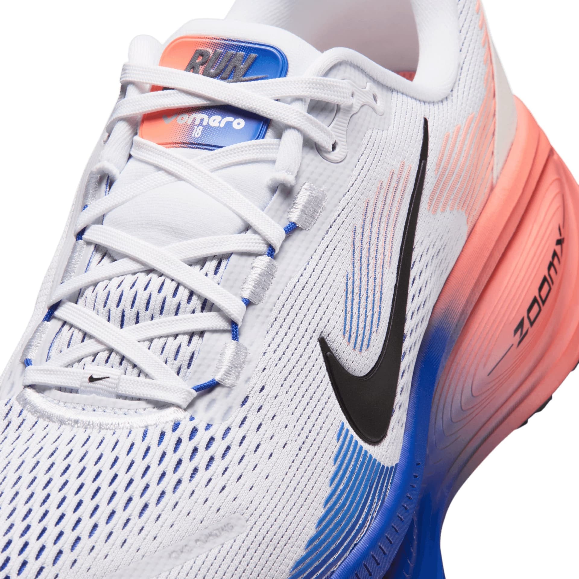 Nike Vomero 18 – White Black Racer Blue Atomic Pink — 5