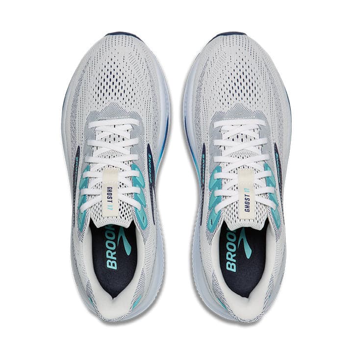 Brooks Ghost 17 – White Beacon Blue Ipanema — 5