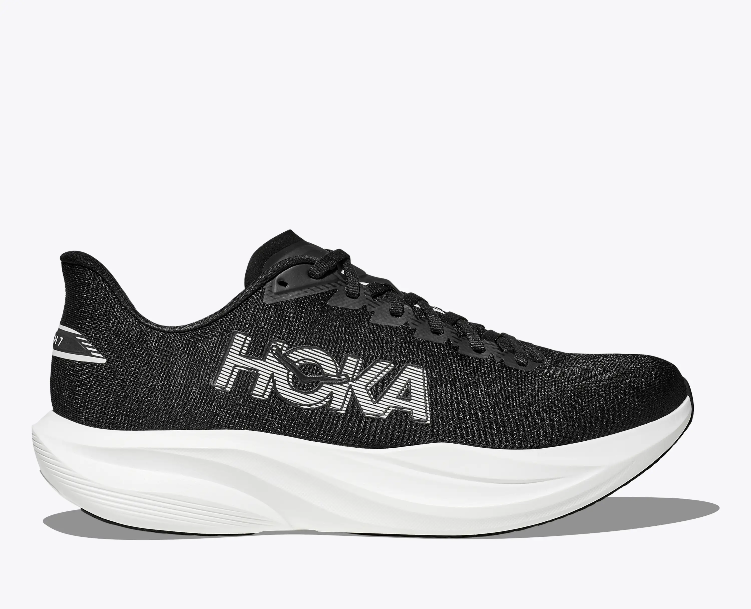 HOKA Mach 7 – Black / White