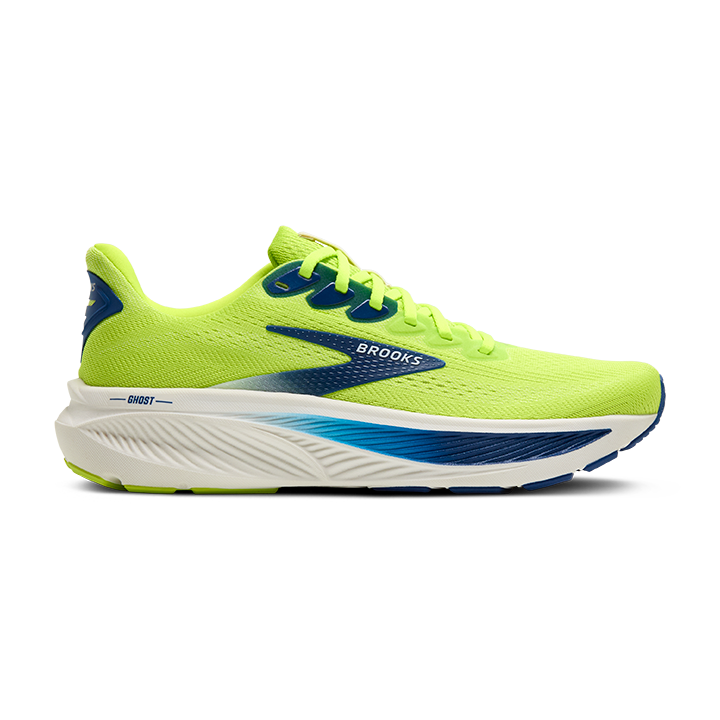 Brooks Ghost 17 – Acid Lime Navy White