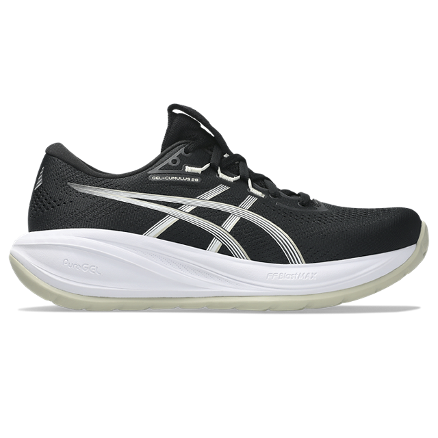 ASICS Gel-Cumulus 28 – Black White