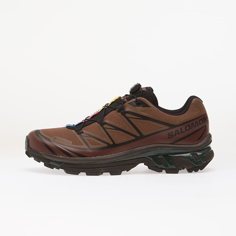 Salomon XT-6 GTX Heren – Mustang Bitter Chocolate Green Gables