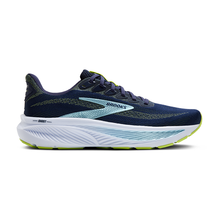 Brooks Ghost 17 – Peacoat Lime Blue