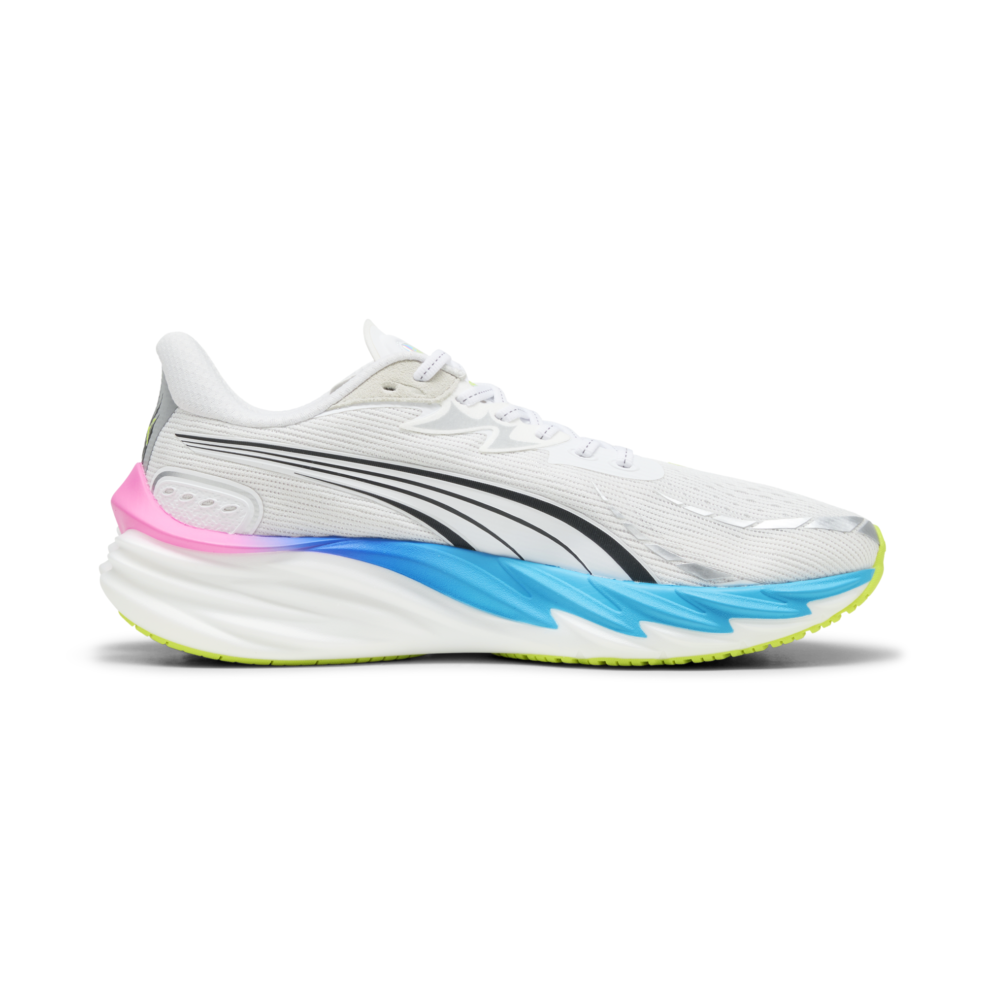 PUMA Velocity Nitro 4 – Puma White Ultra Blue Poison Pink