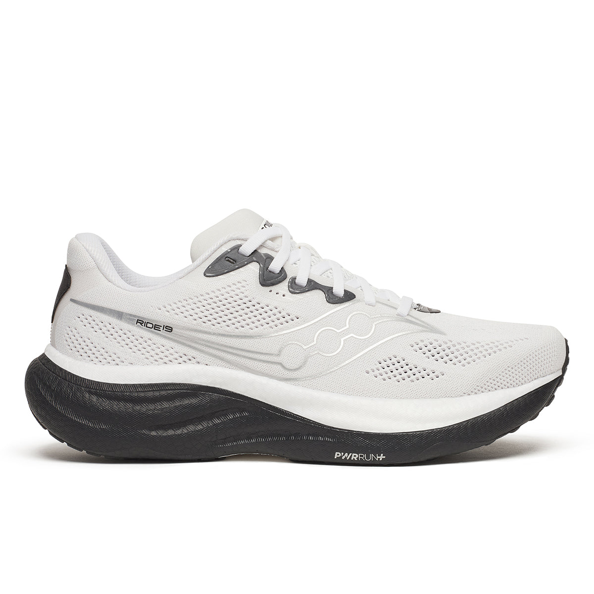 Saucony Ride 19 – White Black