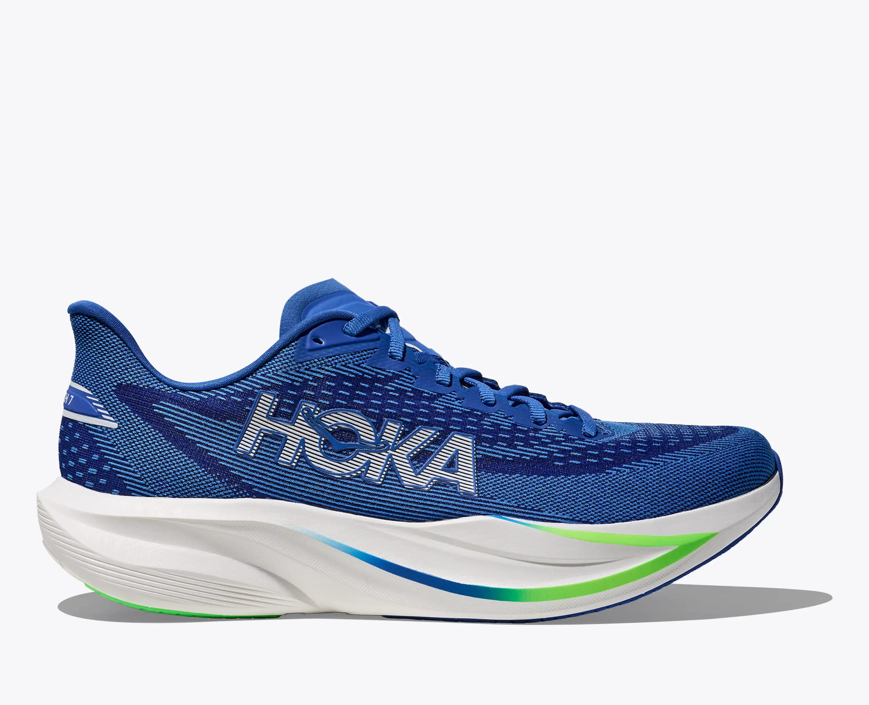 HOKA Mach 7 – Cobalt Blue / Neon Green