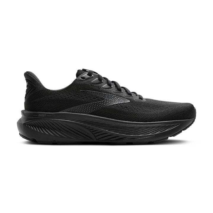 Brooks Ghost 17 – Black Black Ebony (2)