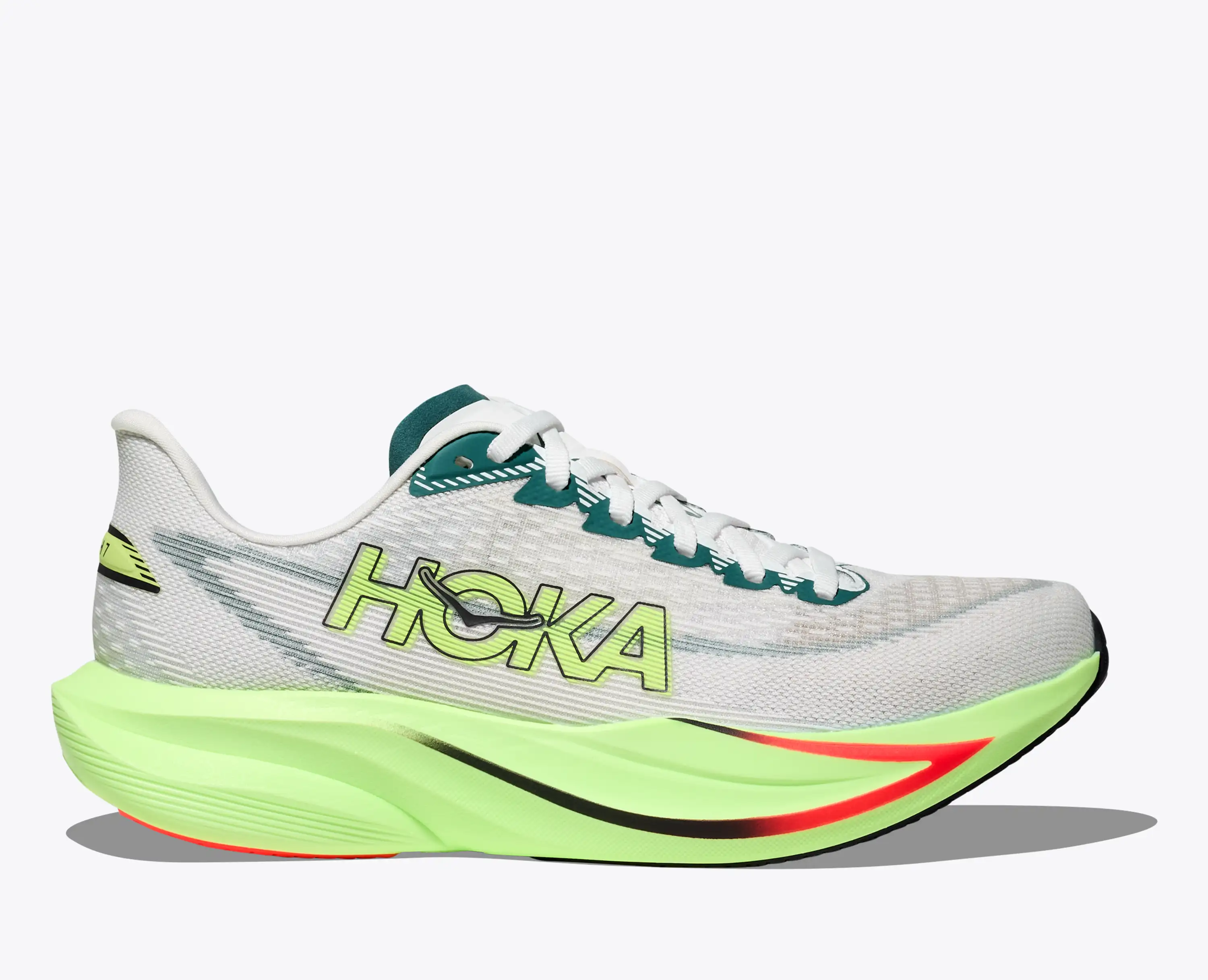 HOKA Mach 7 – Frost / Neon Yuzu