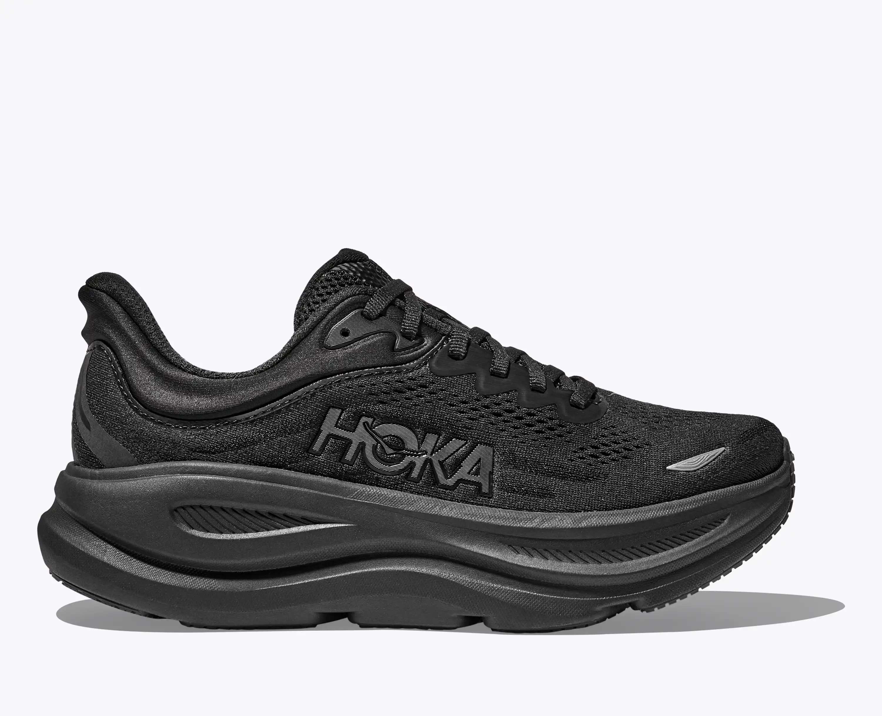 HOKA Bondi 9 – Black / Black
