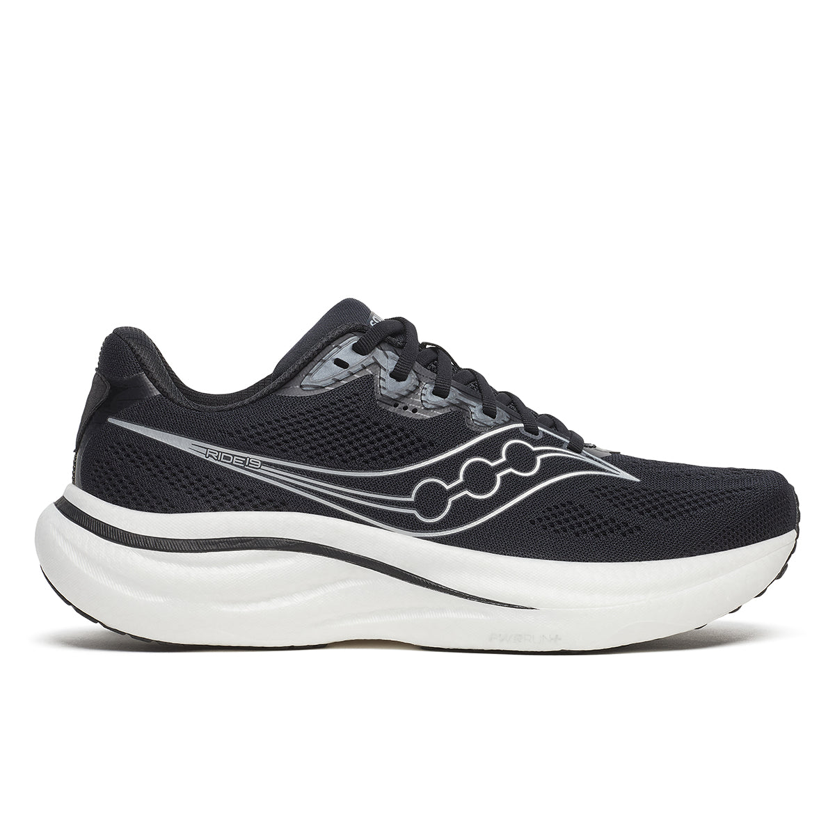 Saucony Ride 19 – Black Silver (2)