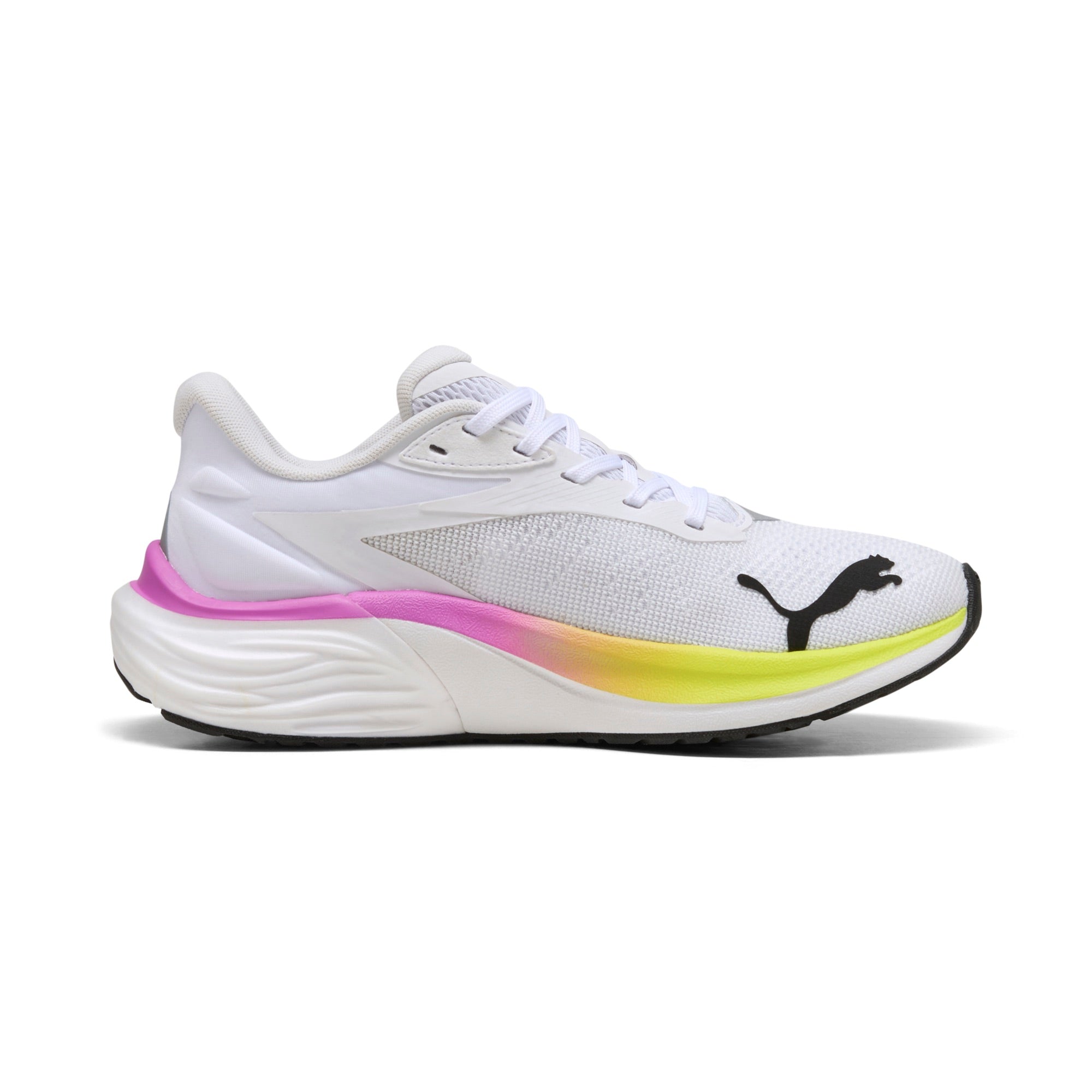 PUMA Electrify Nitro 4 – Puma White Yellow Alert Pure Magenta