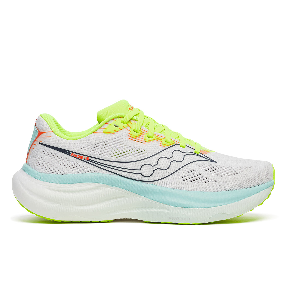 Saucony Ride 19 – White Splash