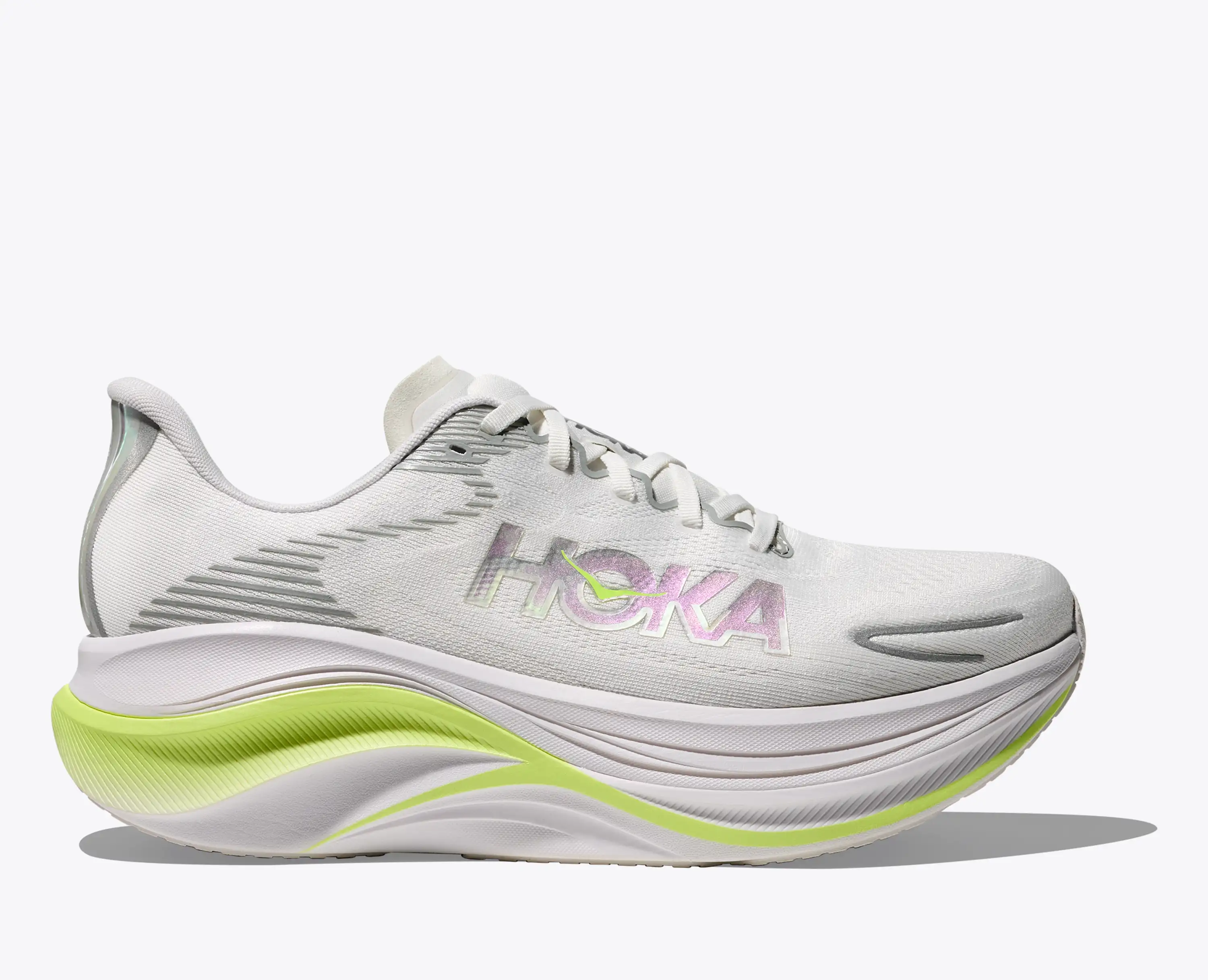 HOKA Skyward X 2 – White / Neon Yuzu