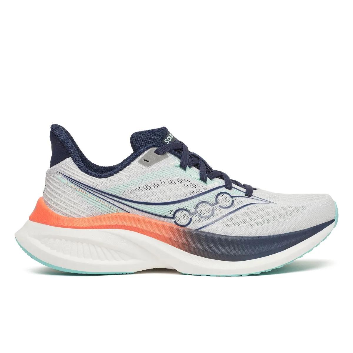 Saucony Endorphin Speed 5 Dames – White | Navy