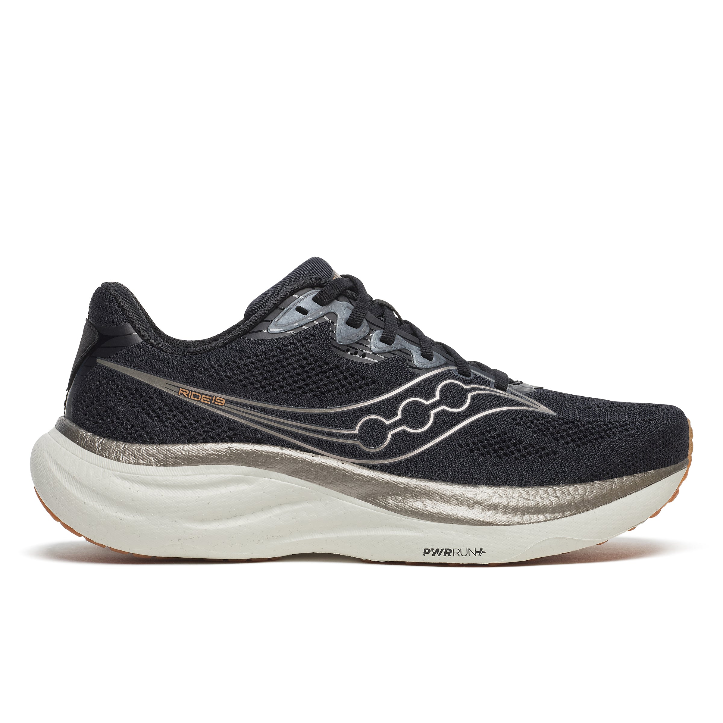 Saucony Ride 19 – Black Pewter