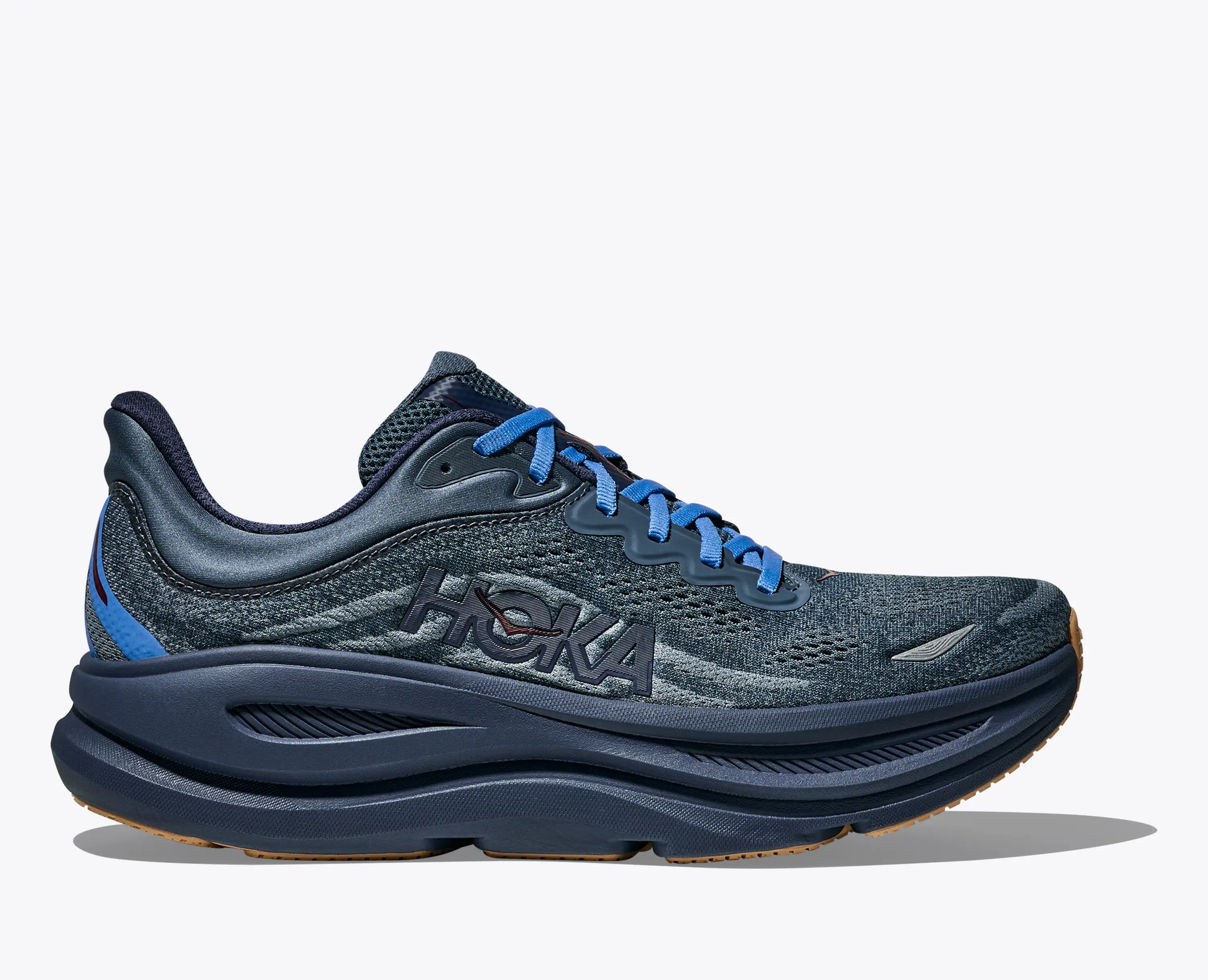 HOKA Bondi 9 – Faded Navy / Slate Blue