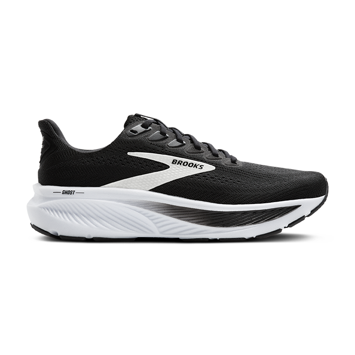 Brooks Ghost 17 – Black Grey White