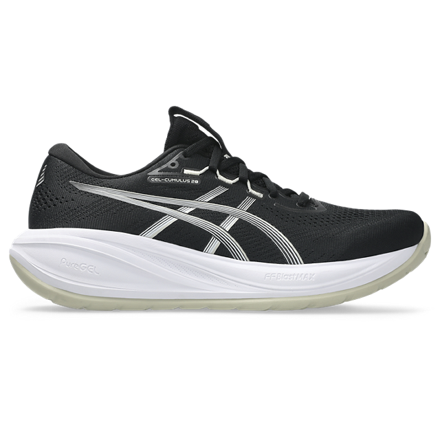 ASICS Gel-Cumulus 28 – Black White (2)